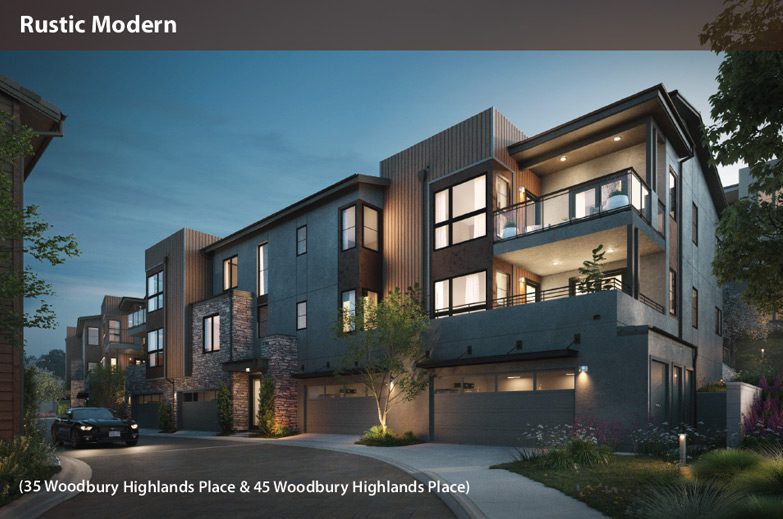 Woodbury Highlands Oakhill A1 Rustic Modern | Davidon Homes 35 Woodbury Highlands Place & 45 Woodbury Highlands Place