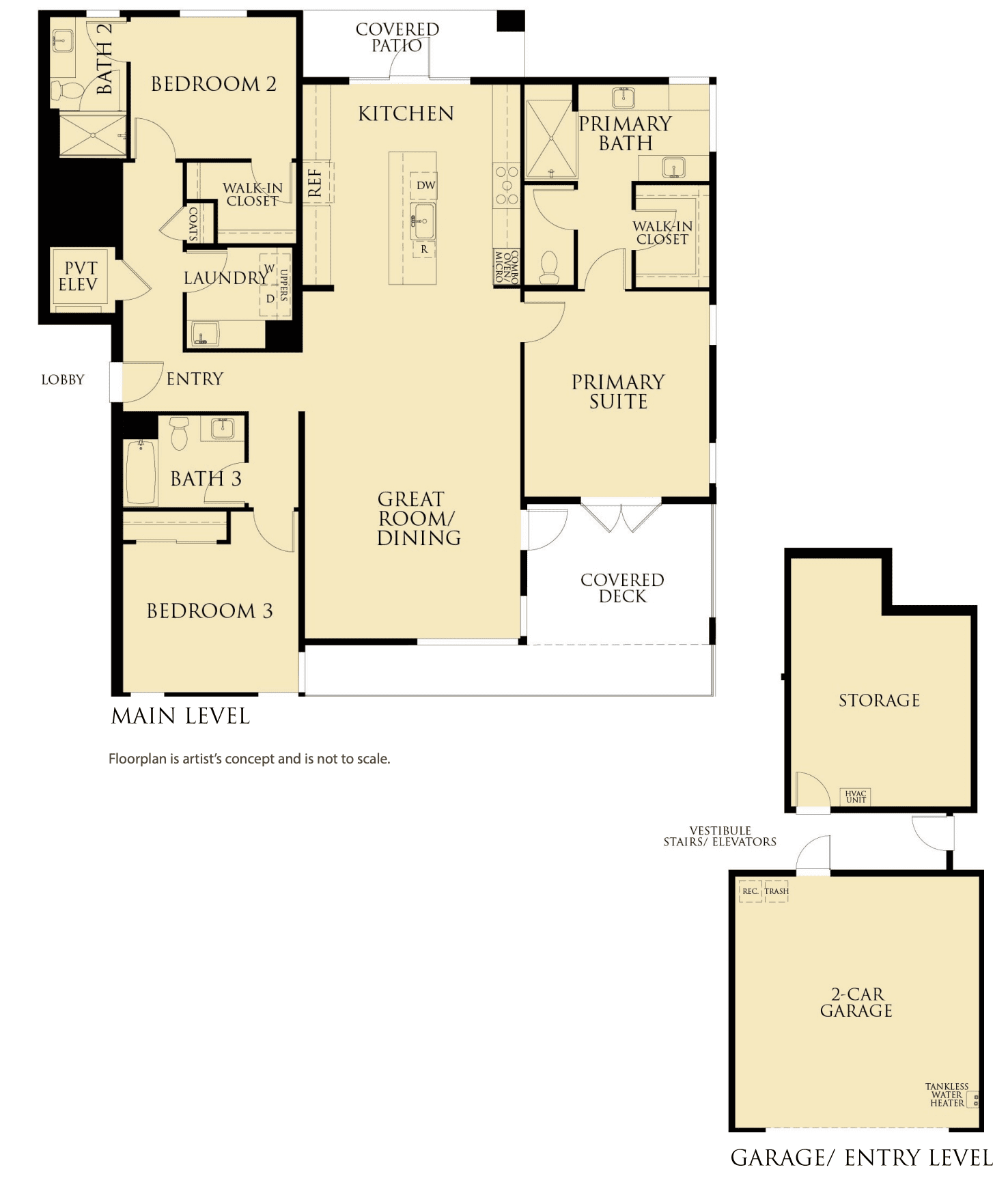 Woodbury Highlands Oakhill Flats B1 Floor Plan | Davidon Homes Woodbury Highlands Oakhill Flats B1 Floor Plan